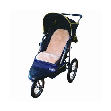 Baby sheepskin stroller liner carrier rug