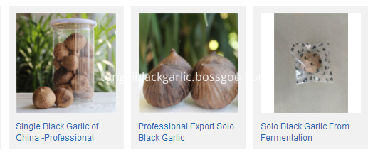 single black garlic