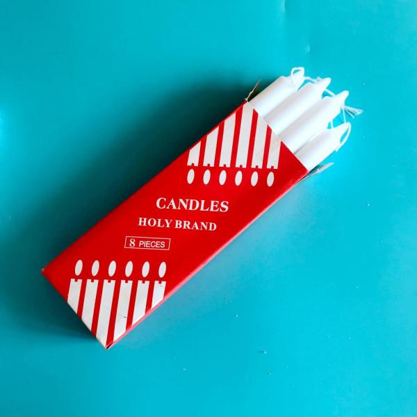 Red Box Packing 36g-40g White Household Candle