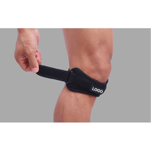 Two way adjustable anti slip knee support belt