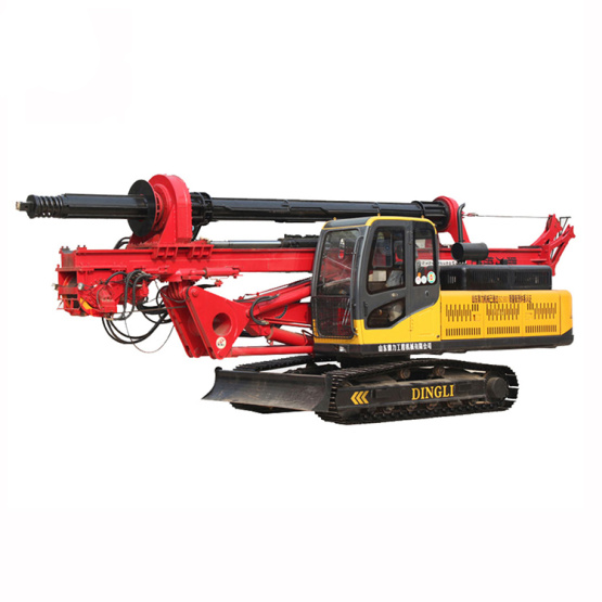 Ground mobile pile driving machine