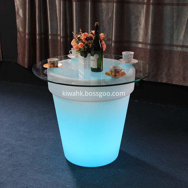 New innovation smart controller mini plastic solar led flower pots 