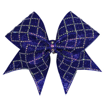 handmade square shape matching cheer bows