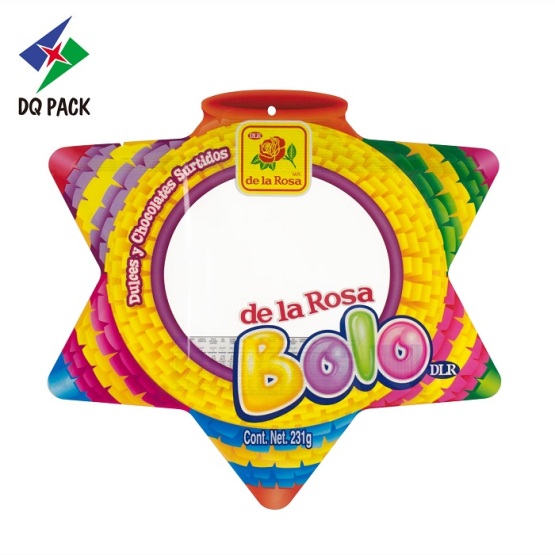 DQ Flexible packaging plastic packing for candy colorful