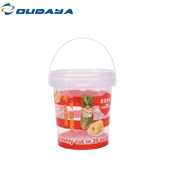 800ml tamper evide iml container with cover