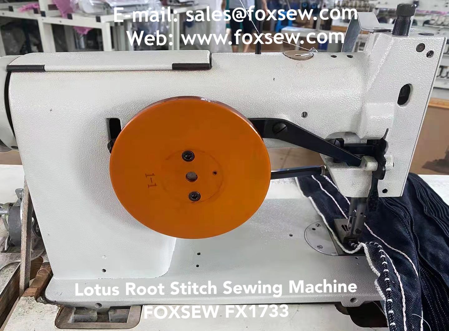 Lotus Root Stitch Sewing Machine Foxsew Fx1733 2