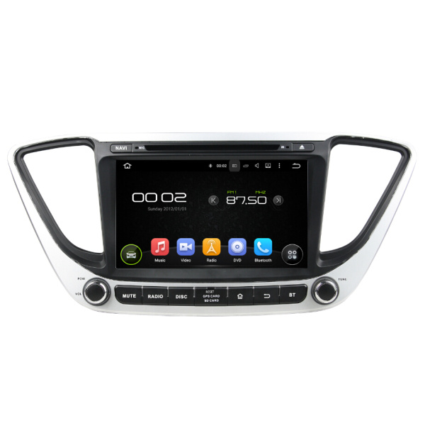 Android 7.1 Car DVD Player For Hyundai Verna