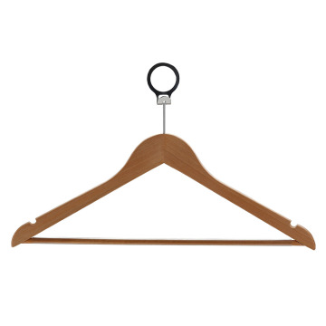 Natural Wooden Non-Slip Shoulder Wooden Hangers