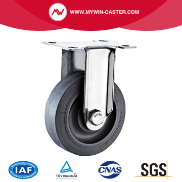 Fixed Plate TPR Stainless Steel Caster