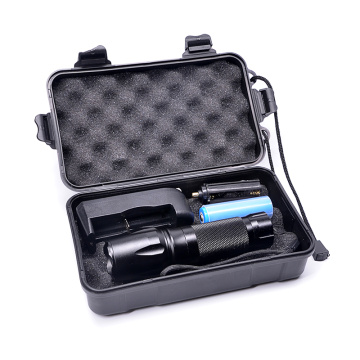 T6 Bulb portable 18650 tactical led waterproof flashlight