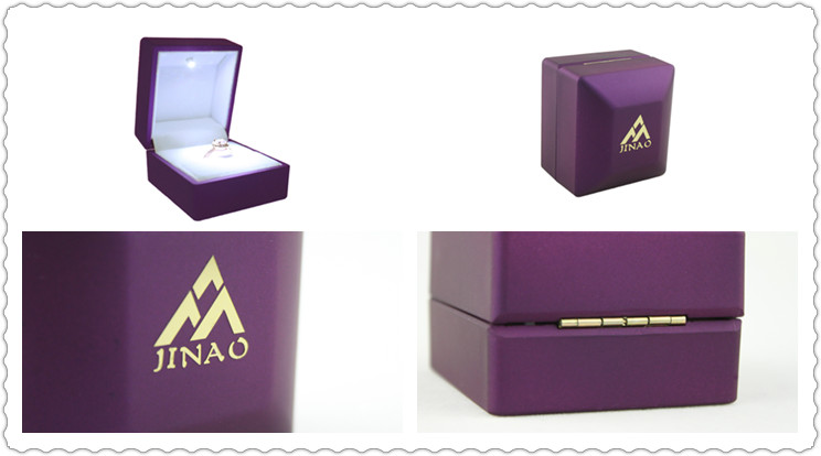 New design luxury LED jewelry ring box