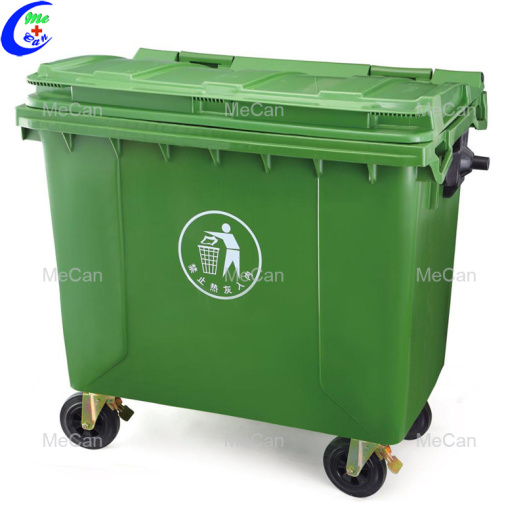 Outdoor 4 wheeled Mobile dustbin plant