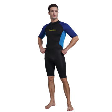 Seaskin Shorty Back Zip Wetsuit For Scuba Diving