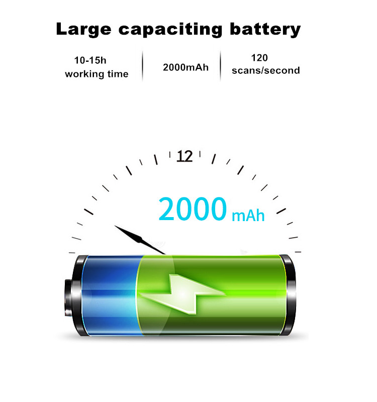 Large capacity battery scanner