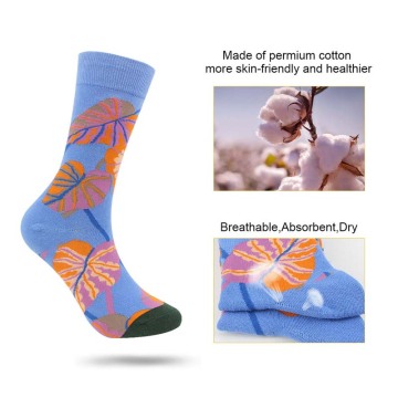 Ladies Fun Socks Flowers 4P