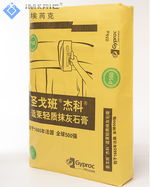 plaster gypsum packing bag