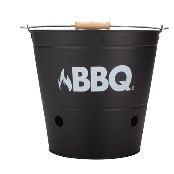 Round and Retangular BBQ Grill With Wood Handle