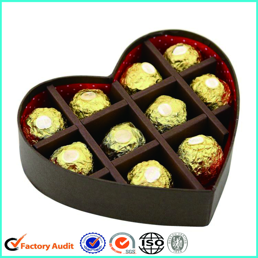 Empty Heart Shaped Chocolate Box Inserts