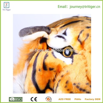 3D design simulation animals head backpack with plush