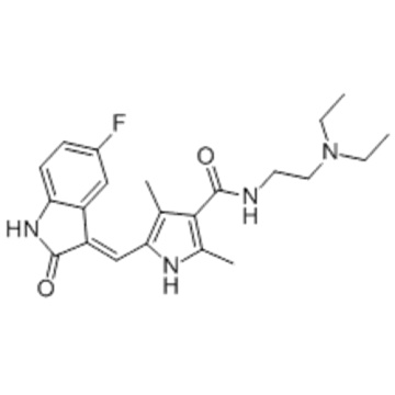 N-(2-(Diethylamino)ethyl)-5-((5-fluoro-2-oxoindolin-3-ylidene)methyl)-2,4-dimethyl-1H-pyrrole-3-carboxamide CAS 342641-94-5