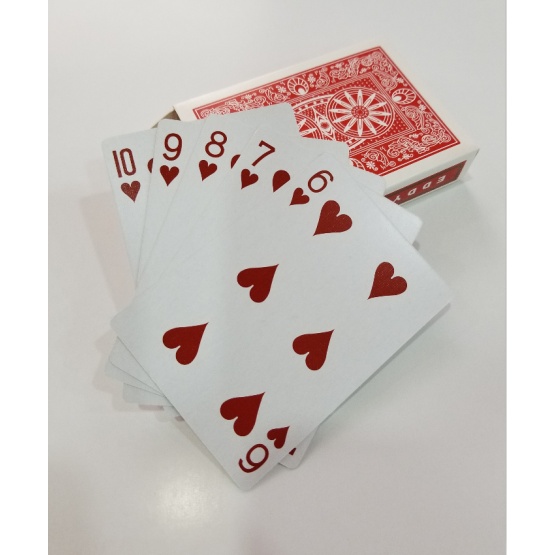 Customized Advanced Casino Color Plastic playing cardsgame