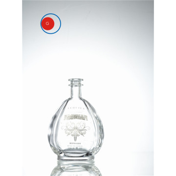 Reposado Glass Round Shape Bottle