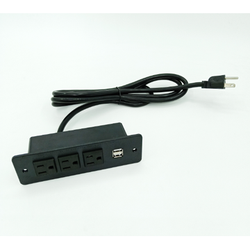 3 Sockets and USB Ports Power Strip