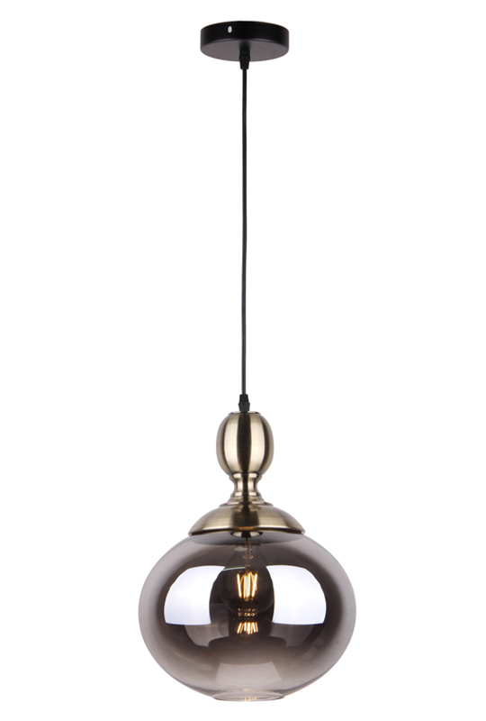 Grey Glass Pendant Lamp