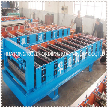 ht 850 metal sheet corrugated roof roll building machine