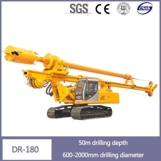 Stable Performance Hydraulic Rotary Pile Drilling Rig