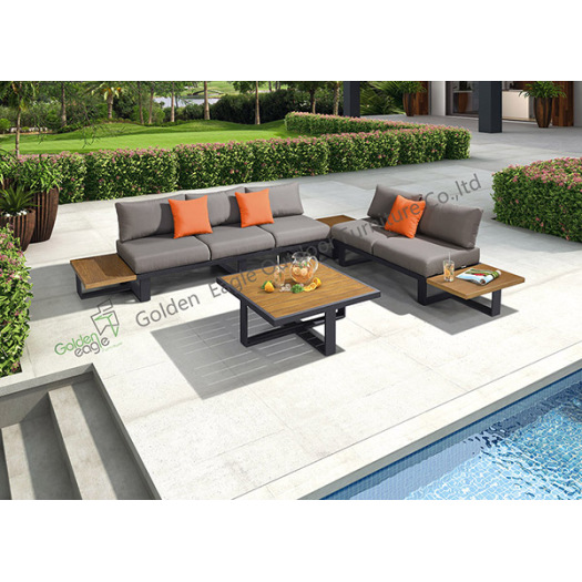 Aluminum  PE Rattan&Wicker Outdoor Sofa Set