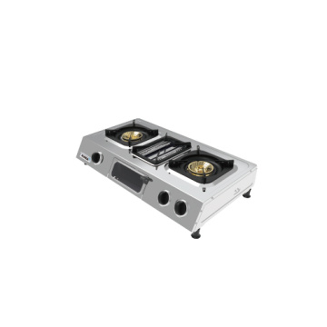 3 Burner Stainless Steel Gas Stove with Grill