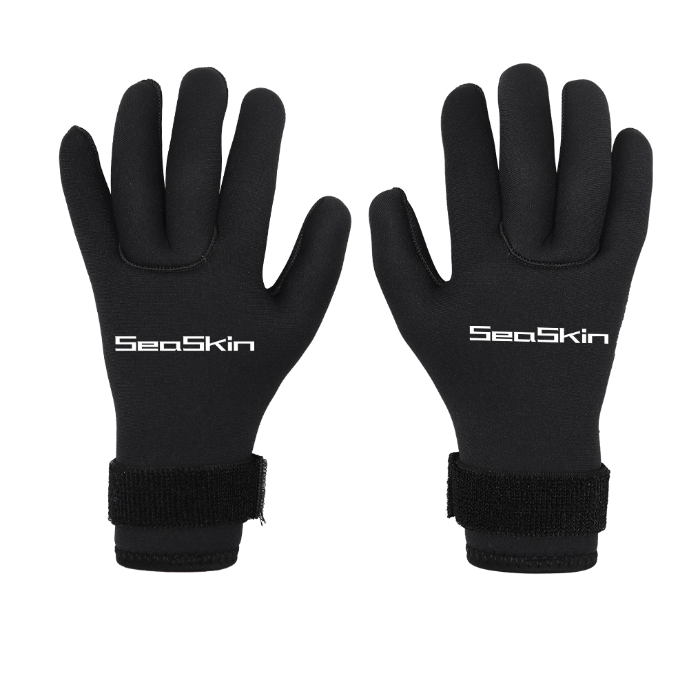 Seaskin 3MM Neoprene Gloves Black