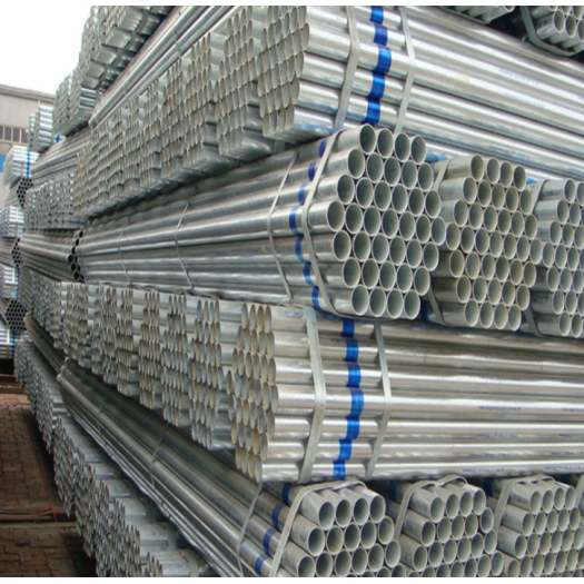 black galvanized steel pipes tubes hollow sections