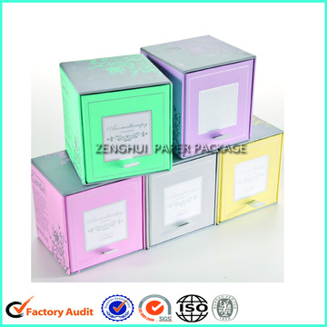 Custom Candle Paperboard Box Packaging For Jar