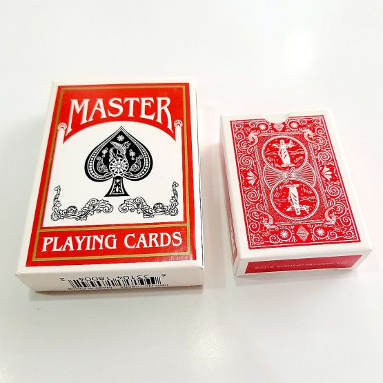 Linen finish advertising magic memory playing card