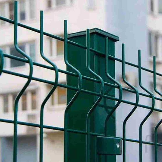 foldable garden fence bend green coated 3d fence