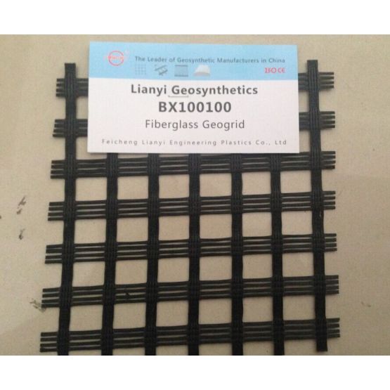 High Strength Asphalt Pavement Fiberglass Geogrid