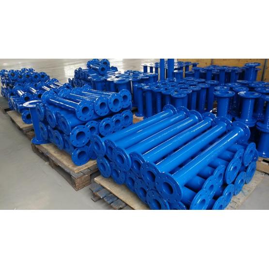 Ductile Iron Flanged Pipes with puddle flange