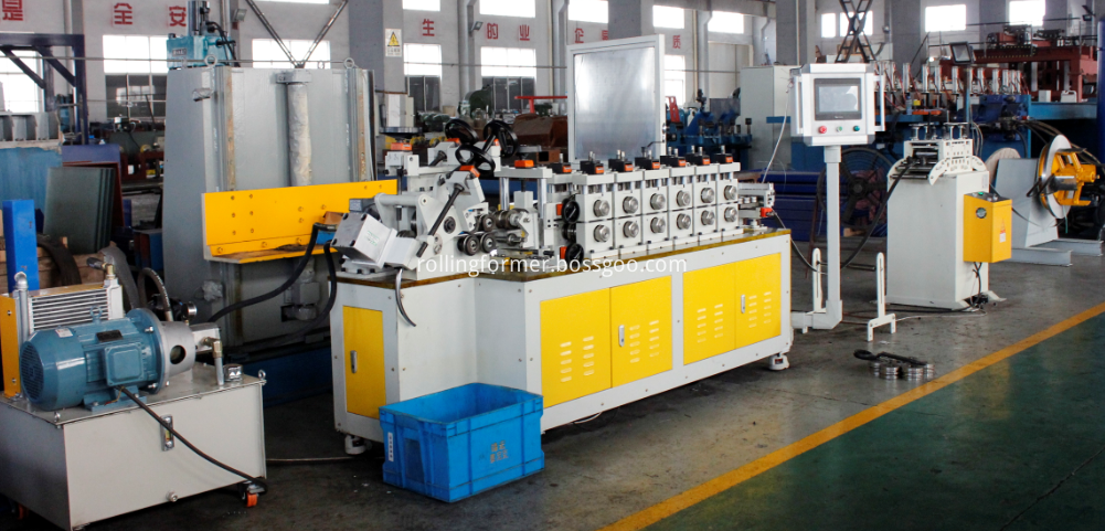 Roll formed V-clamp machine