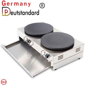 Snack crepe machine double crepe maker with CE for sale