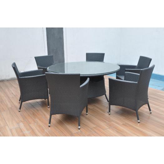 popular rattan chair and table outdoor furniture