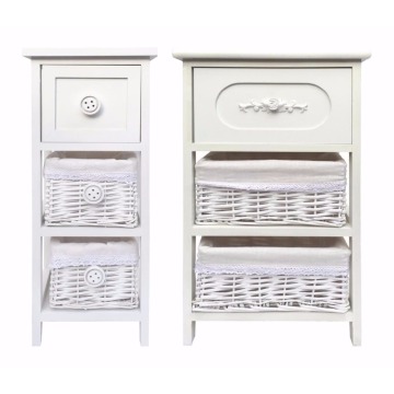 Assemble White French Country Chest of Drawer Hallway Bedside Table Unit Cabinet