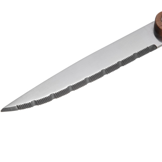 Garwin steak knife with wood handle