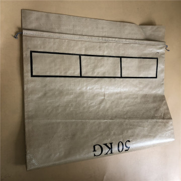 50kg plastic inner coated sugar bag