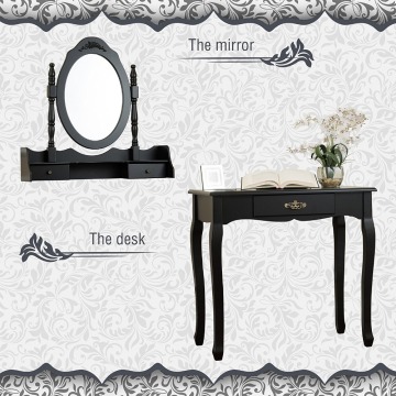 Vanity Table Set Wooden Dressing Table