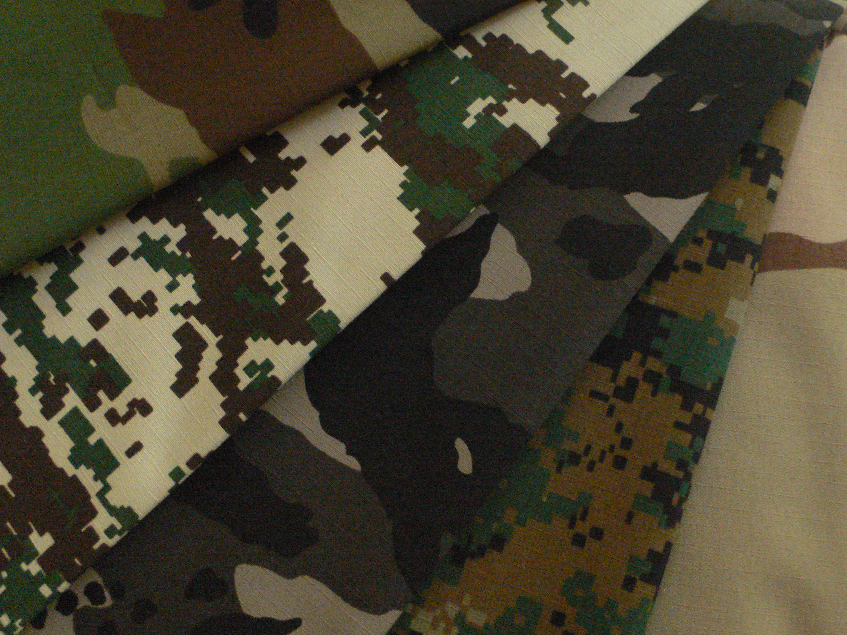 Wholesale Middle East Camouflage TC Ripstop Fabric