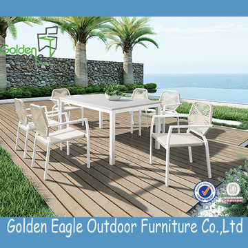 Dining Set Outdoor Furniture Set with PVC Rope