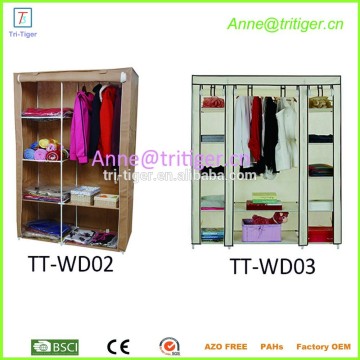 1 Door Bedroom Clothing Storage Bedroom Folding Cloth Wardrobe