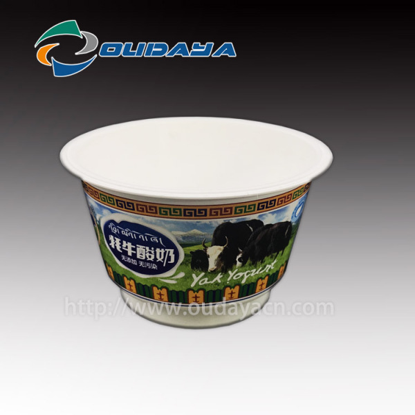 Customized Ice Cream pudding jelly IML Yogurt Cup